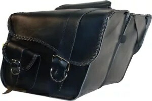 ウィリー & マックス レンジャー シリーズ ラージ スラント サドルバッグ ブレイデッド Willie & Max Ranger Series Large Slant Saddlebags Braided 【並行輸入品】