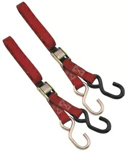 BikeMaster タイダウン レッド 1 インチ x 72 インチ 20 個パック BikeMaster Tie-Downs Red 1\
