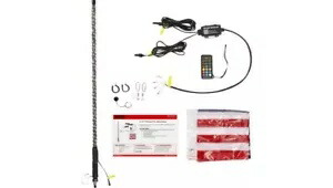 サドルトランプ ATV/UTV ホイップ RGB ライト コントローラー付き 3 フィート。黒 Saddle Tramp ATV/UTV Whip RGB Light With Controller 3 Ft. Black 【並行輸入品】