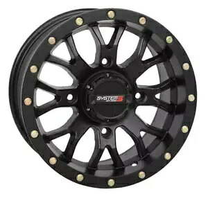 システム 3 オフロード ST-3 UTV ホイール 18x7 4/137 4+3 (+10mm) マットブラック System 3 Offroad ST-3 UTV Wheel 18x7 4/137 4+3 (+10mm) Matte Black 【並行輸入品】 55,055円