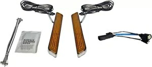 カスタムダイナミクス LED フォークライト クロームアンバー #CD-FORK-SS6-AC ハーレーダビッドソン Custom Dynamics LED Fork Lights Chrome Amber #CD-FORK-SS6-AC Harley Davidson 【並行輸入品】