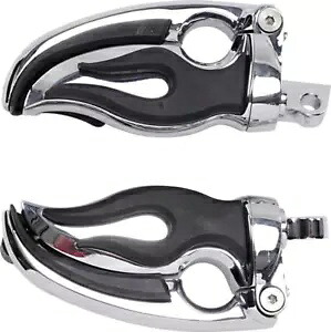 Kuryakyn Flamin' Switchblade フットペグ オスマウント #4411 ハーレーダビッドソン Kuryakyn Flamin' Switchblade Footpegs Male Mount #4411 Harley Davidson 【並行輸入品】｜カスタムパーツ WORLD倉庫