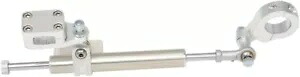 Moose 11 ウェイ ステアリング スタビライザー 再構築可能 シルバー ヤマハ/ホンダ/スズキ用 Moose 11-Way Steering Stabilizer Rebuildable Silver for Yamaha/Honda/Suzuki 【並行輸入品】