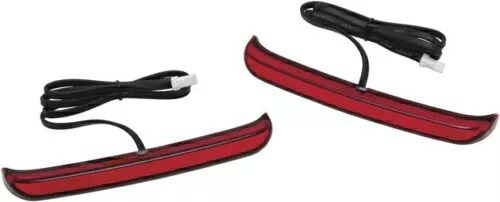 Kuryakyn Tracer LED リアサドルバッグ ライト レッド #2941 ハーレーダビッドソン Kuryakyn Tracer LED Rear Saddlebag Lights Red #2941 Harley Davidson 【並行輸入品】