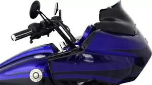 Klock Works フレア フロントガラス 8 インチ 不透明ブラック ハーレーダビッドソン ロード グライド Klock Werks Flare Windshield 8\