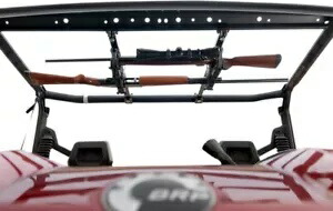 Seizmik オーバーヘッド ガン ラック ブラック #7303 Can-Am ディフェンダー Seizmik Overhead Gun Rack Black #7303 Can-Am Defender 【並行輸入品】