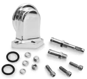S&S オイルフィルターブラケット ポリッシュハーレーダビッドソン ツインカム S&S Oil Filter Bracket Polished Harley Davidson Twin Cam 【並行輸入品】