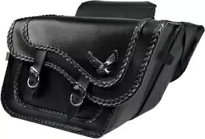 ウィリー & マックス スーパー ブラック マジック サドルバッグ Willie & Max Super Black Magic Saddlebags 【並行輸入品】｜カスタムパーツ WORLD倉庫
