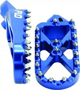 Flo Motorsports Adventure/Snow フットペグ ブルー #SPEG-793BLU ヤマハに適合 Flo Motorsports Adventure/Snow Footpeg Blue #SPEG-793BLU fits Yamaha 【並行輸入品】