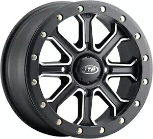 I.T.P.イナーシャ ATV/UTV ホイール 15x7 4/137 5+2 +30mm 機械加工ブラック I.T.P. Inertia ATV/UTV Wheel 15x7 4/137 5+2 +30mm Machined Black 【並行輸入品】