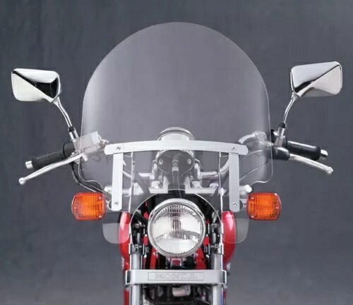 National Cycle ダコタ 3.0 フロントガラス ハイターンシグナル用 ショート クリア #NC125B National Cycle Dakota 3.0 Windshield for High Turn Signals Short Clear #NC125B 【並行輸入品】｜カスタムパーツ WORLD倉庫
