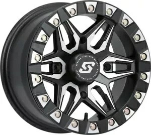 セドナ スプリット 6 ビードロック ホイール 14x10 4/137 5+5 (0mm) 機械加工ブラック サテン Sedona Split 6 Beadlock Wheel 14x10 4/137 5+5 (0mm) Machined Black Satin 【並行輸入品】
