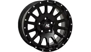 ハイリフター HL25 ATV/UTV ホイール 15x7 4/156 4+3 (10mm) グロスブラック High Lifter HL25 ATV/UTV Wheel 15x7 4/156 4+3 (10mm) Gloss Black 【並行輸入品】