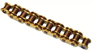 サンスター ストリートバイク用チェーン 120リンク ゴールド 525 RRR1 Sunstar 525 RRR1 Street Motorcycle Chain 120 Links Gold 【並行輸入品】