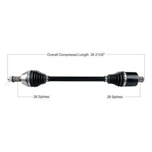 チタニウムヘビーデューティコンプリートアクスル #813-0322 ポラリス Tytaneum Heavy Duty Complete Axle #813-0322 Polaris 【並行輸入品】 55,660円