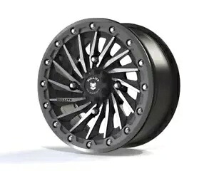 Bullite BT-08 ブレード ビードロック ATV/UTV ホイール 14x7 4/137 5+2 ブラック/ガンメタル Bullite BT-08 Blade Beadlock ATV/UTV Wheel 14x7 4/137 5+2 Black/Gun Metal 【並行輸入品】｜カスタムパーツ WORLD倉庫