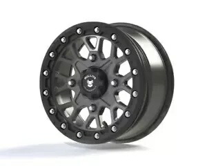 Bullite BT-05 ライダー ビードロック ATV/UTV ホイール 14x7 4/137 5+2 ガンメタル/ブラック Bullite BT-05 Rider Beadlock ATV/UTV Wheel 14x7 4/137 5+2 Gun Metal/Black 【並行輸入品】｜カスタムパーツ WORLD倉庫