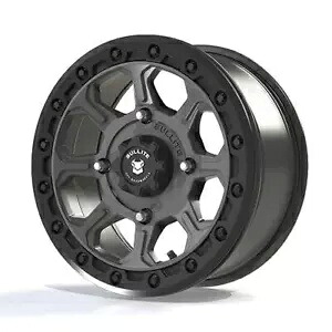 Bullite BT-03 ルーラー ビードロック ATV/UTV ホイール 14x7 4/137 5+2 ガンメタル/ブラック Bullite BT-03 Ruler Beadlock ATV/UTV Wheel 14x7 4/137 5+2 Gun Metal/Black 【並行輸入品】｜カスタムパーツ WORLD倉庫