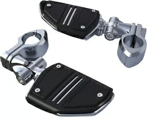 CIRO ハイウェイペグマウント ツインレールフットレスト付き 標準長 クロム 60503 CIRO Highway Peg Mounts w/ Twin Rail Footrests Standard Length Chrome 60503 【並行輸入品】