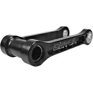 Devol 調整可能なプルロッド アルミニウム ブラック ホンダ CRF250R/CRF250X/CRF450X/CRF450R Devol Adjustable Pull Rods Aluminum Black Honda CRF250R/CRF250X/CRF450X/CRF450R 【並行輸入品】
