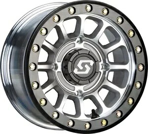 セドナ佐野 ビードロック ホイール 14x7 4/156 5+2 (+10mm) サテンブラック/キャストのまま Sedona Sano Beadlock Wheel 14x7 4/156 5+2 (+10mm) Satin Black/As Cast 【並行輸入品】｜カスタムパーツ WORLD倉庫