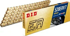 DID 520 ERV7 シリーズ X リング ロードレーシング チェーン 116 リンク ゴールド リベットマスターリンク付き DID 520 ERV7 Series X-Ring Road Racing Chain 116 Links Gold w/Rivet Master Link 【並行輸入品】｜カスタムパーツ WORLD倉庫