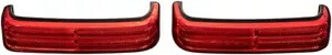 カスタム ダイナミクス ProBEAM BAGZ サドルバッグ ライト ブラック/レッド #PB-SM-HD-BR Custom Dynamics ProBEAM BAGZ Saddlebag Lights Black/Red #PB-SM-HD-BR 【並行輸入品】