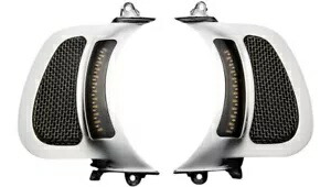 カスタム ダイナミクス ジェネシス 4 LED ベント インサート クロム/ステンレス #CD-RG-V-AW2-C Custom Dynamics Genesis 4 LED Vent Inserts Chrome/Stainless #CD-RG-V-AW2-C 【並行輸入品】