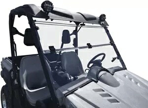 QuadBoss 防風折りたたみフロントガラスは Yamaha Rhino 450/Rhino 660/Rhino 700 に適合します。 QuadBoss Windbreak Folding Windshield fits Yamaha Rhino 450/Rhino 660/Rhino 700 【並行輸入品】｜カスタムパーツ WORLD倉庫
