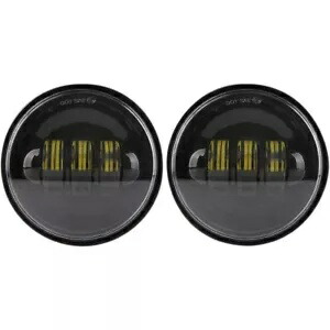 Rivco 4-1/2 インチ LED パッシング ランプ ブラック Rivco 4-1/2\