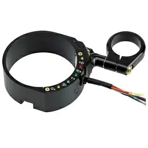Joker Machine フォーク スピードメーター サイド マウント アセンブリ ソリッド 49mm ブラック #10-305B Joker Machine Fork Speedometer Side Mount Assembly Solid 49mm Black #10-305B 【並行輸入品】