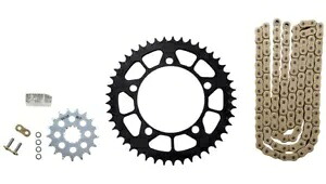 Vortex SSA スーパーストリート チェーン&スプロケットキット 525 17/45T ゴールド BMW S 1000 RR Vortex SSA Super Street Chain & Sprocket Kit 525 17/45T Gold BMW S 1000 RR 【並行輸入品】｜カスタムパーツ WORLD倉庫