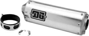 DGパフォーマンス オーバルユニバーサルマフラー DG Performance Oval Universal Muffler 【並行輸入品】