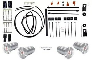 Paul Yaffe ライトニング ボルト ラン/ターン/ブレーキ ライト キット シルバー #PYO:BB-LB-S Paul Yaffe Lightning Bolts Run/Turn/Brake Light Kit Silver #PYO:BB-LB-S 【並行輸入品】