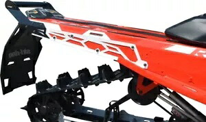 Straightline Hide N' Go リアバンパー ブラック/ホワイト プレート #183-235-WHITE Ski-Doo Straightline Hide N' Go Rear Bumper Black/White Plates #183-235-WHITE Ski-Doo 【並行輸入品】