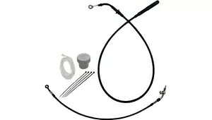 Fat Baggers EZ インストール ケーブル/ライン キット 14 インチ エイプ バー用 ブラック #119914-B Fat Baggers EZ Install Cable/Line Kit for 14" Ape Bars Black #119914-B 【並行輸入品】|カスタムパーツ WORLD倉庫