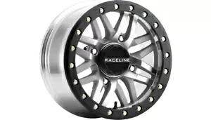 Raceline Ryno ビードロック ホイール 14x7 4/156 5+2 (10mm) 機械加工ブラック Raceline Ryno Beadlock Wheel 14x7 4/156 5+2 (10mm) Machined Black 【並行輸入品】｜カスタムパーツ WORLD倉庫