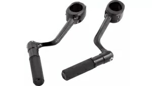 Arlen Ness ハイウェイ ペグ マウント ペグ付き 1.25 インチ ブラック Arlen Ness Highway Peg Mounts With Pegs 1.25\