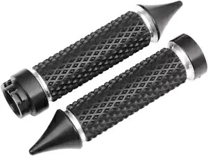 エディ・トロッタ クロスカット グリップ ブラック #TC768B ハーレーダビッドソン Eddie Trotta Cross Cut Grips Black #TC768B Harley Davidson 【並行輸入品】｜カスタムパーツ WORLD倉庫