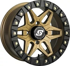 セドナ スプリット 6 ビードロック ホイール 15x6 4/156 5+1 (+38mm) ブロンズ/ブラック サテン Sedona Split 6 Beadlock Wheel 15x6 4/156 5+1 (+38mm) Bronze/Black Satin 【並行輸入品】