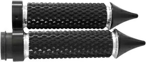 エディ・トロッタ クロスカット グリップ ブラック #TC769B ハーレーダビッドソン Eddie Trotta Cross Cut Grips Black #TC769B Harley Davidson 【並行輸入品】