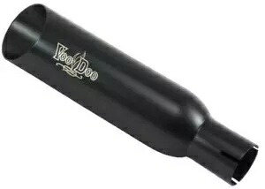 VooDoo ショーティー スリップオン マフラー ブラック #VECBR5L3B ホンダ CB500/CBR 500 2013-2017用 VooDoo Shorty Slip-On Muffler Black #VECBR5L3B for Honda CB500/CBR 500 2013-2017 【並行輸入品】