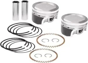 Wiseco トラッカー ピストン 3.498 インチ 8.5:1 #K0215PS ハーレーダビッドソン Wiseco Tracker Pistons 3.498 in. 8.5:1 #K0215PS Harley Davidson 【並行輸入品】|カスタムパーツ WORLD倉庫