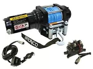 ブロンコ ATV ジェネレーション II ウインチ 3000 ポンド合成ロープ付き Bronco ATV Generation II Winch 3000 Lb. with Synthetic Rope 【並行輸入品】｜カスタムパーツ WORLD倉庫