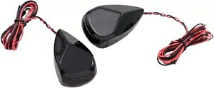 アロイアート スイープ LED マーカーライト/ウインカー ブラック レッド レッド Alloy Art Swept LED Marker Light/Turn Signal Black Red Red 【並行輸入品】|カスタムパーツ WORLD倉庫