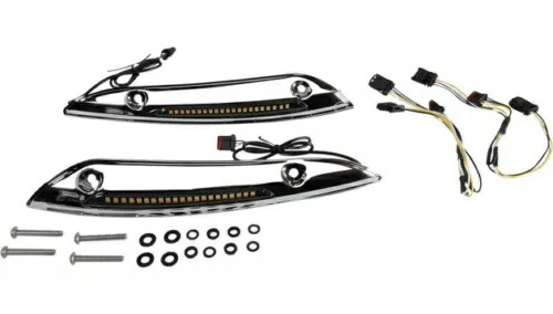 カスタム ダイナミクス ジェネシス 4 シーケンシャル LED フロントガラス トリム クローム #CD-RG-SWT-AW2-C Custom Dynamics Genesis 4 Sequential LED Windshield Trim Chrome #CD-RG-SWT-AW2-C 【並行輸入品】