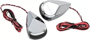 アロイアート スイープ LED マーカーライト/ウインカー クローム レッドスモーク #MRL-2C Alloy Art Swept LED Marker Light/Turn Signal Chrome Red Smoke #MRL-2C 【並行輸入品】|カスタムパーツ WORLD倉庫