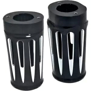 アレンネス ディープカットフォークブーツカバー ブラック #20-034 ハーレーダビッドソン Arlen Ness Deep Cut Fork Boot Covers Black #20-034 Harley Davidson 【並行輸入品】