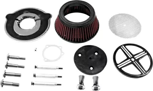 Baron Triple X BAK ビッグ エア キット エア クリーナー ブラック ヤマハ V-Star 650 に適合 Baron Triple X BAK Big Air Kit Air Cleaner Black fits Yamaha V-Star 650 【並行輸入品】