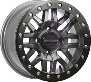 Raceline Ryno ビードロック ホイール 15x7 4/137 5+2 (+10mm) ガンメタル Raceline Ryno Beadlock Wheel 15x7 4/137 5+2 (+10mm) Gunmetal 【並行輸入品】